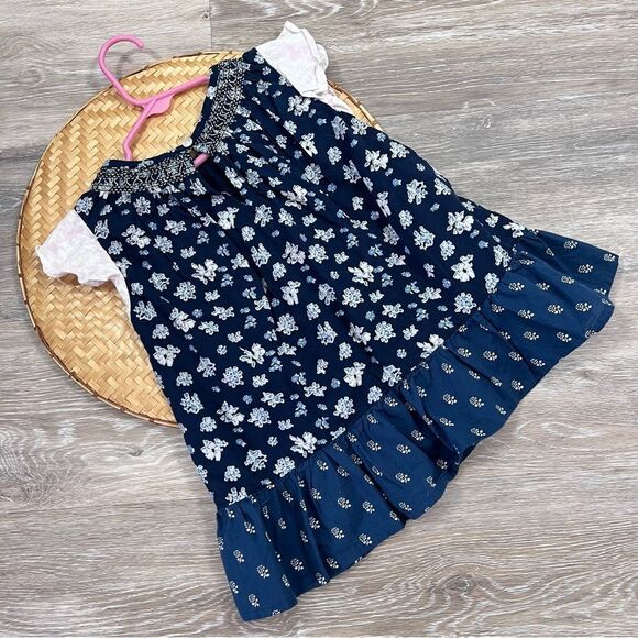 Roberta roller rabbit blue floral embroidered top - Picture 6 of 6